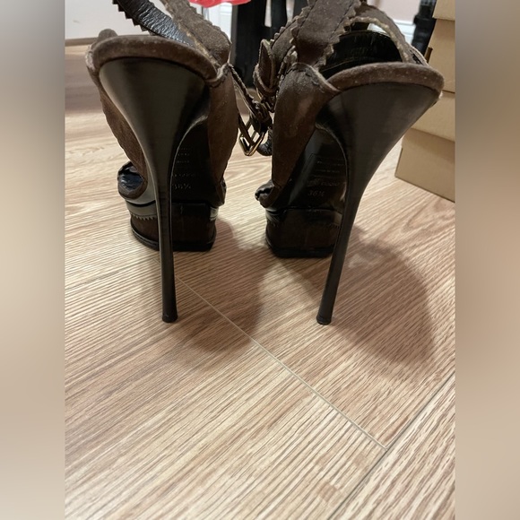 DSquared stilettos brown leather - Picture 4 of 7